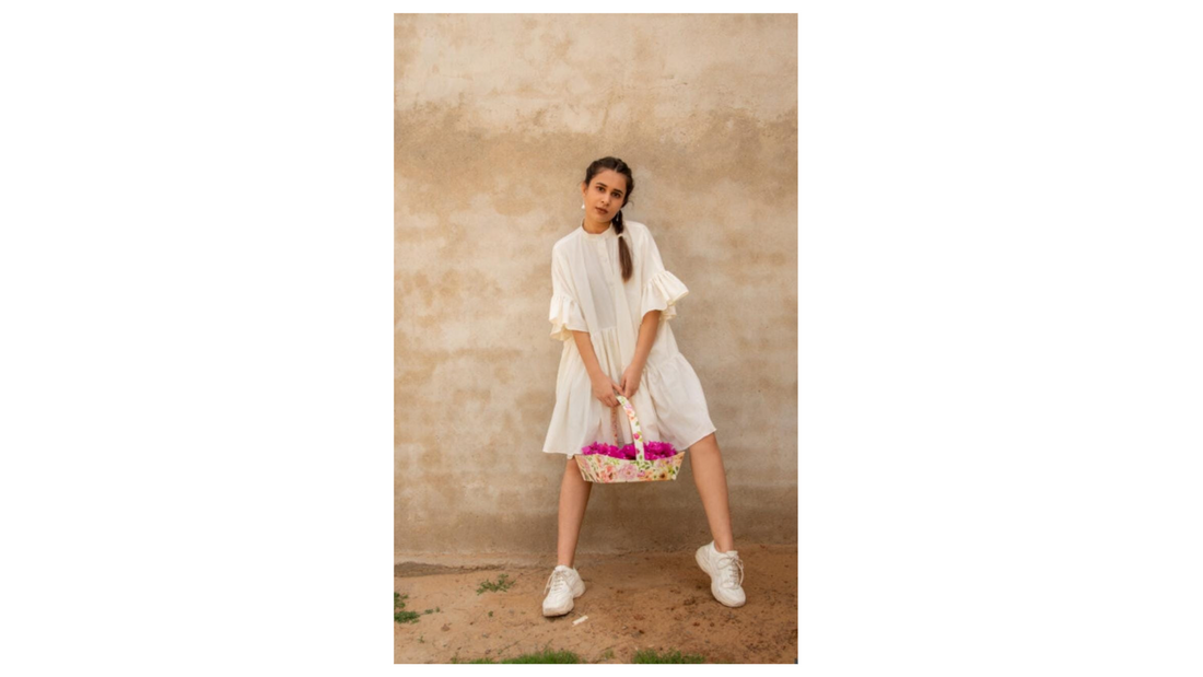 White cotton dress for indian women in US