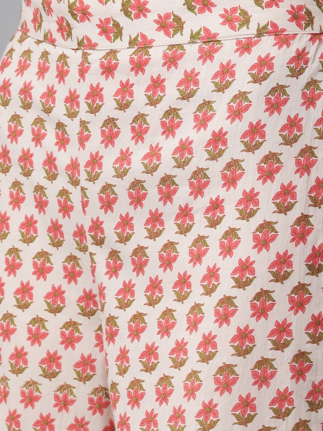 beige-and-peach-kurta-with-sharara-and-dupatta-10103001BG, Women Indian Ethnic Clothing, Cotton Kurta Set Dupatta