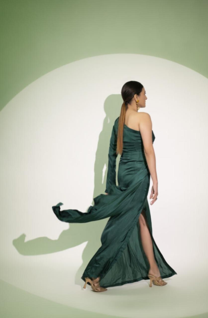 beryl-gown-11604029GR, Women Clothing, Satin Dress