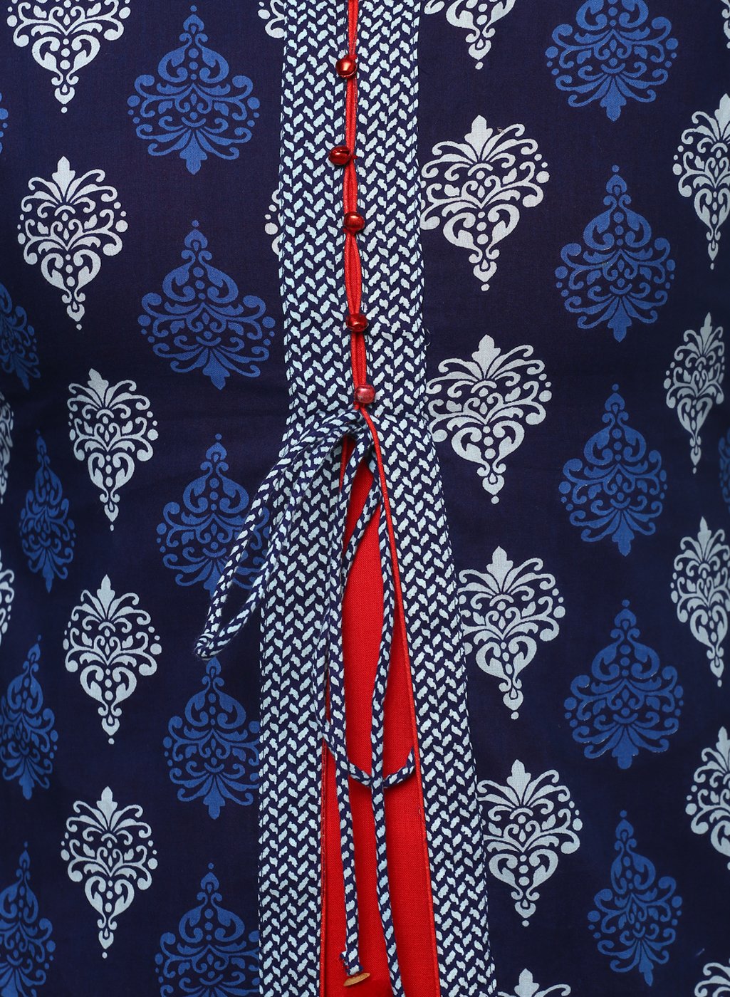 blue-cotton-kurti-10001001BL, Women Indian Ethnic Clothing, Cotton Kurta