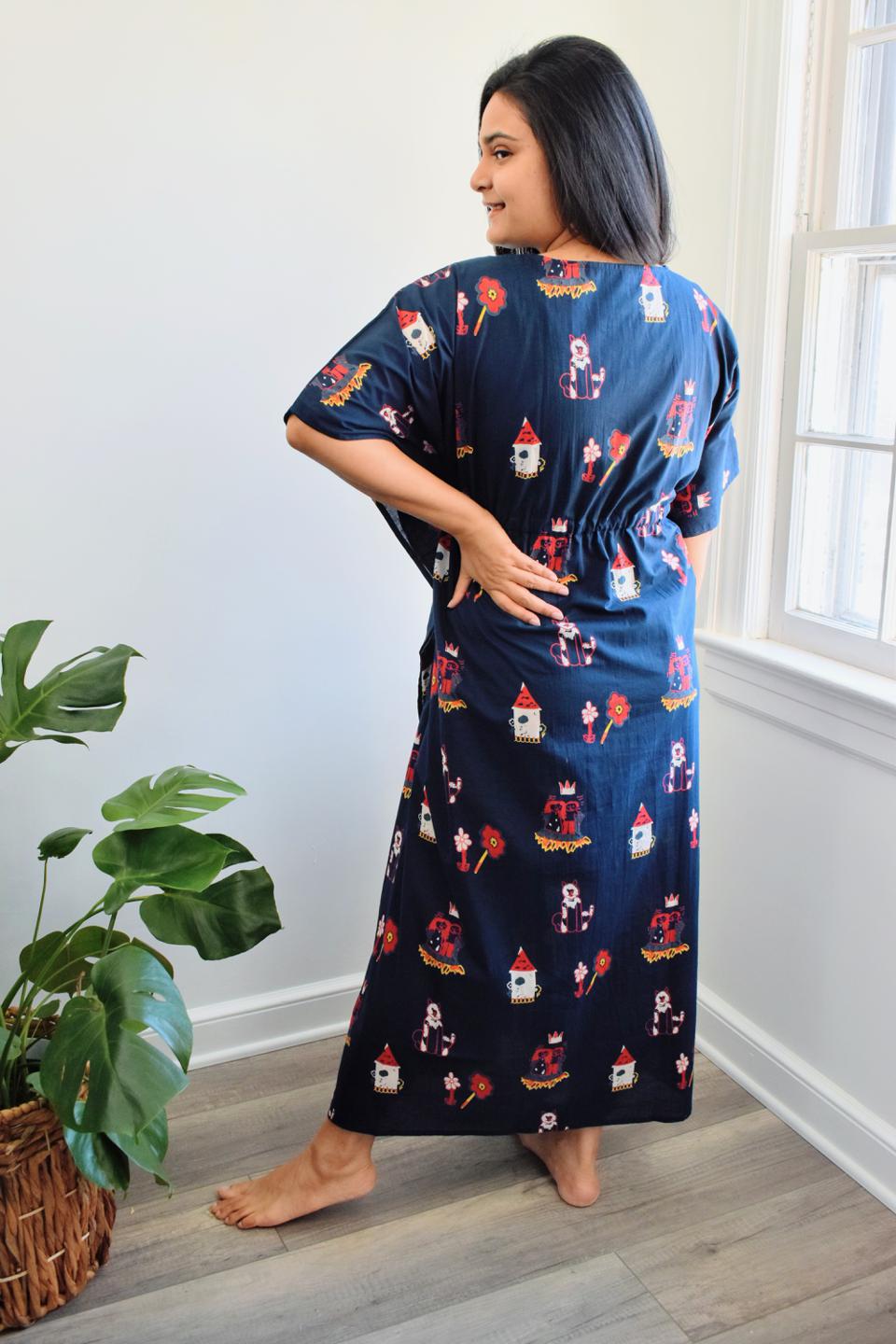 Blue Fairytale Long Caftan