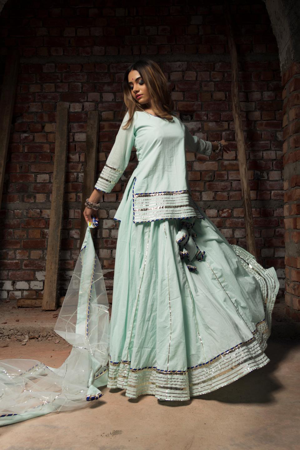 aqua blue indian dress Aqua Blue Georgette Dual Color Palazzo Suit For Indian & Pakistani Wedding Festival