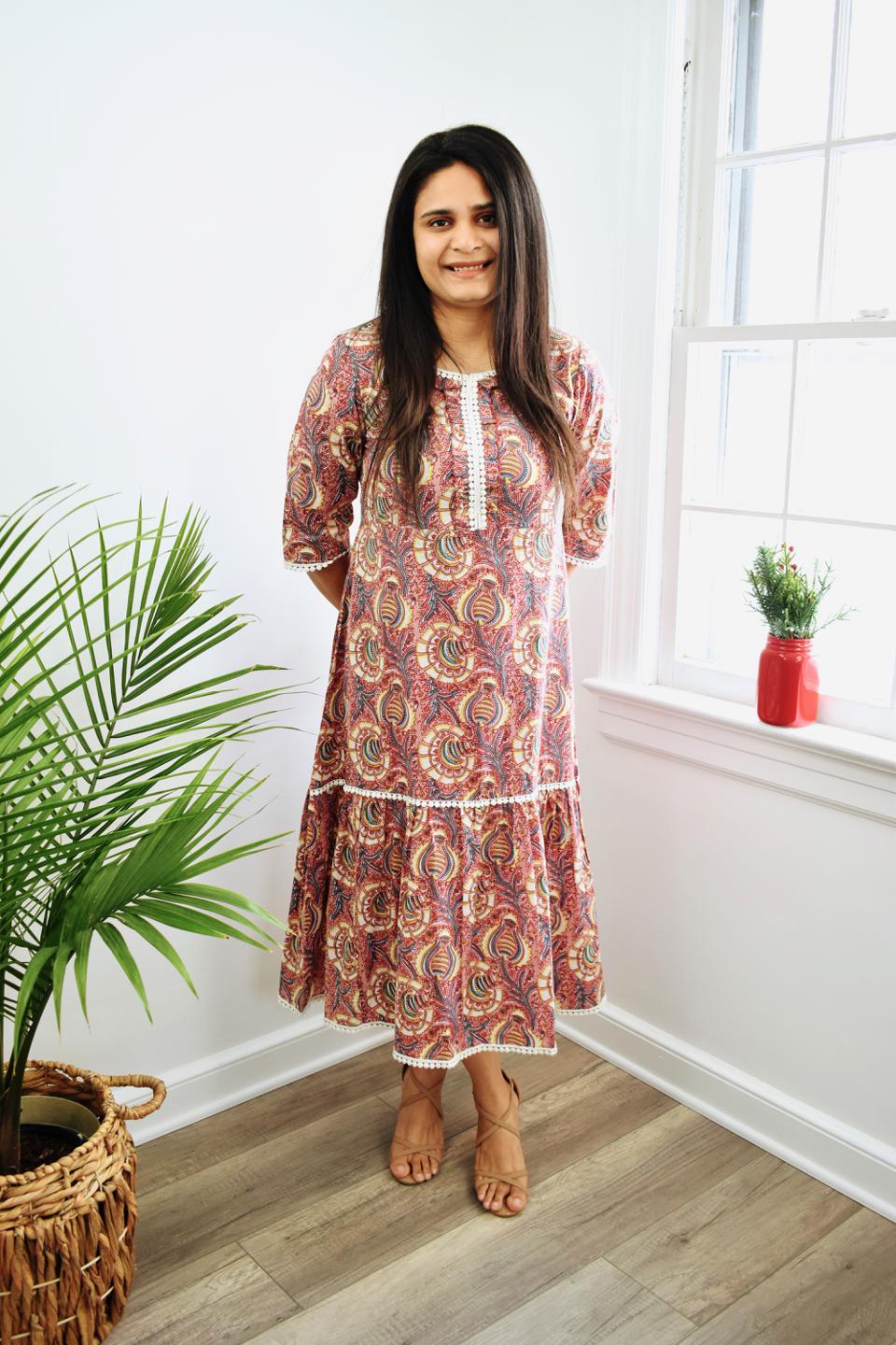 Cotton Onion Pink Dress