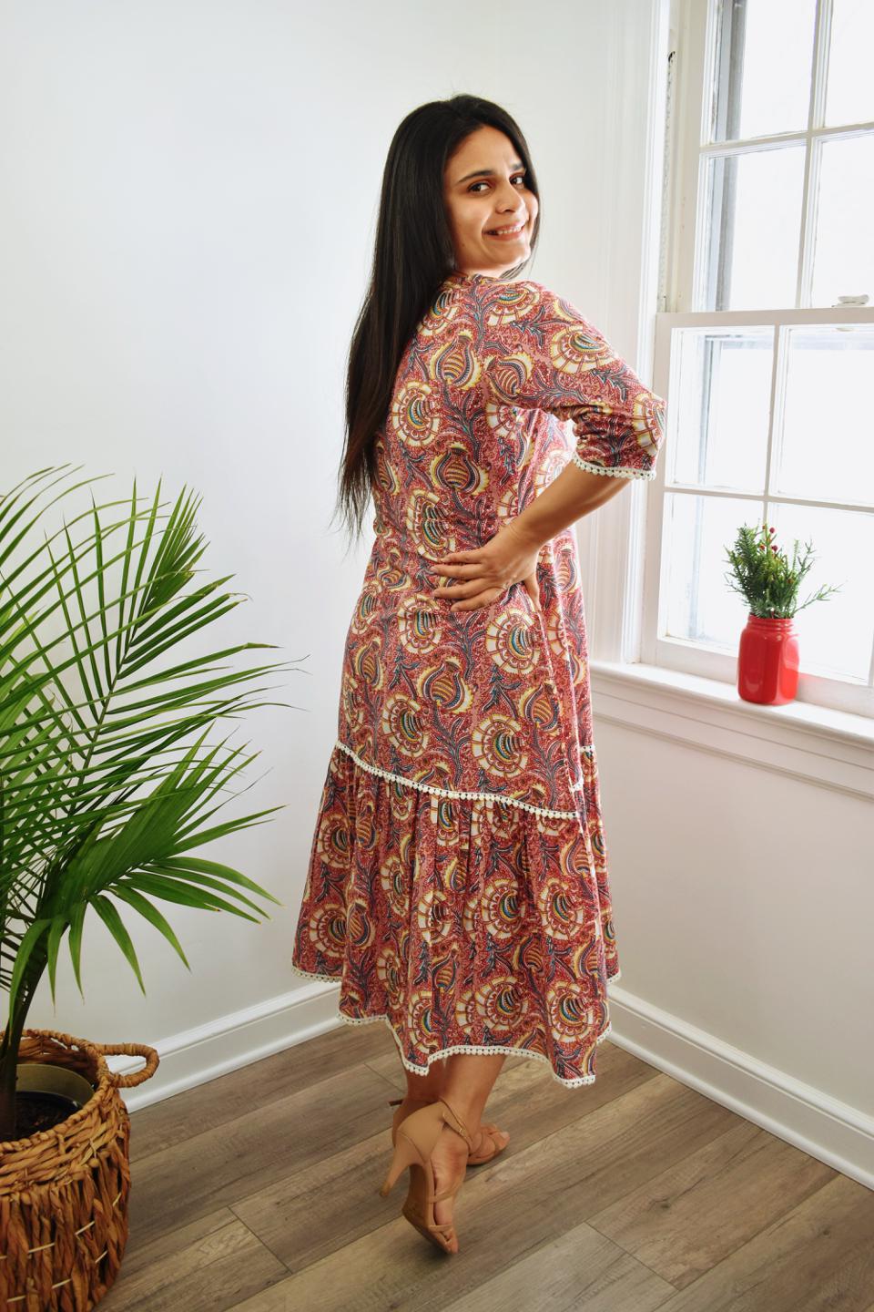 Cotton Onion Pink Dress