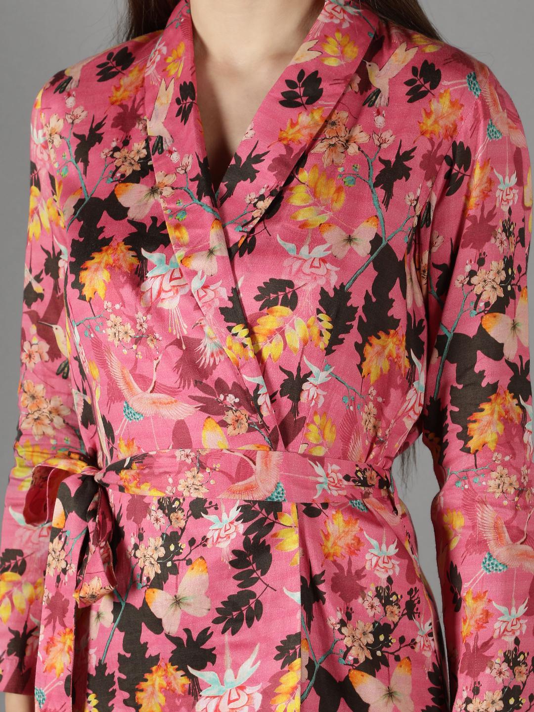 Pink Lemonade Floral Pant Suit Set