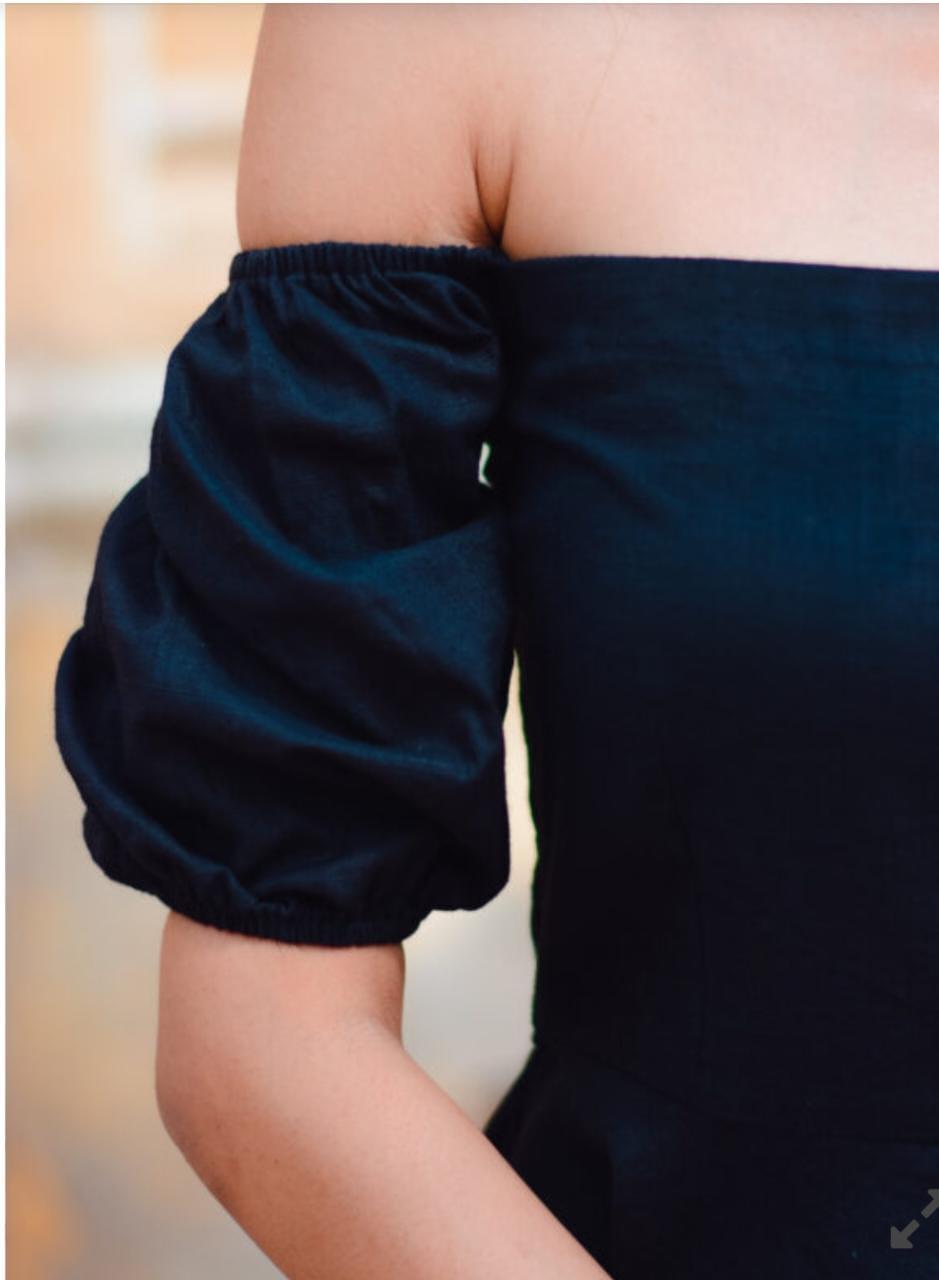 shorty-black-dress-11604034BK, Women Clothing, Cotton Dress