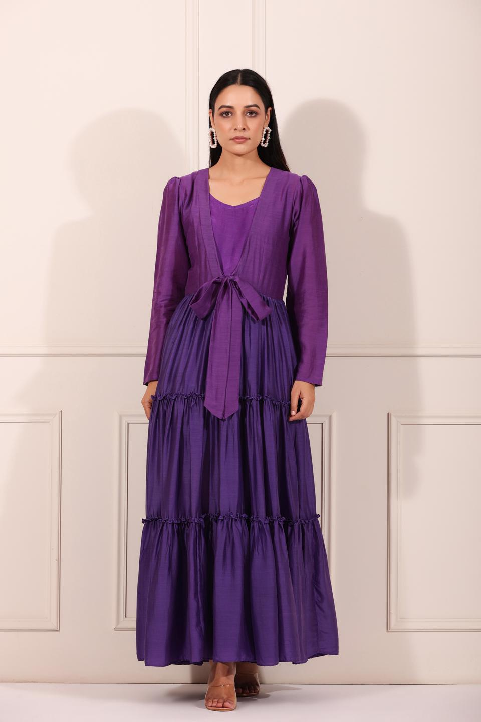 MOH Purple Solid Eggplant Tier Trio
