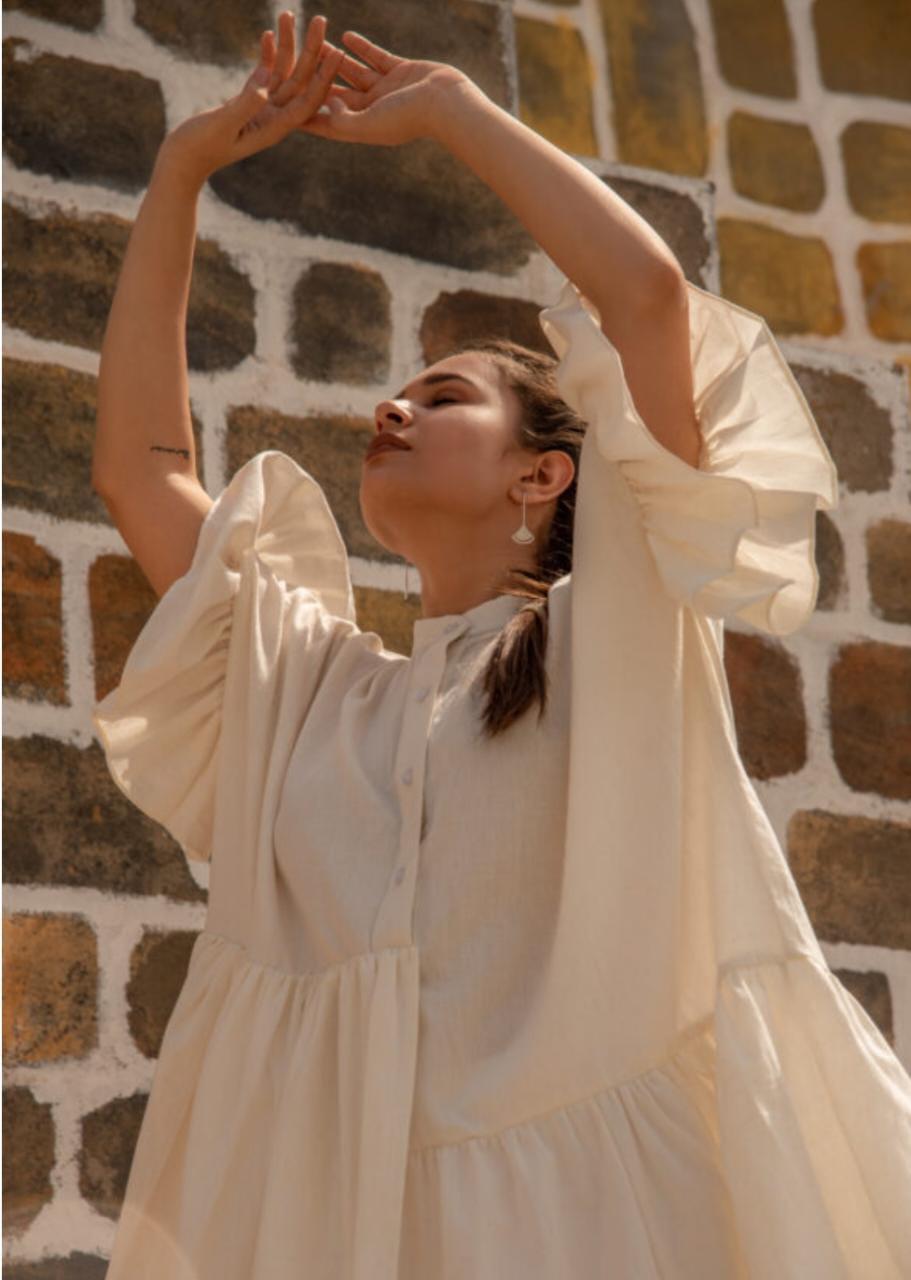 solid-summer-11604035WH, Women Clothing, Cotton Dress