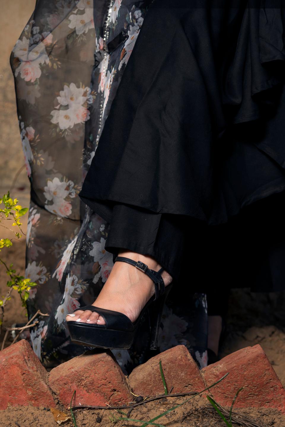 tea-leaf-black-rayon-anarkali-11403060BK, Women Indian Ethnic Clothing, Rayon Kurta Set Dupatta