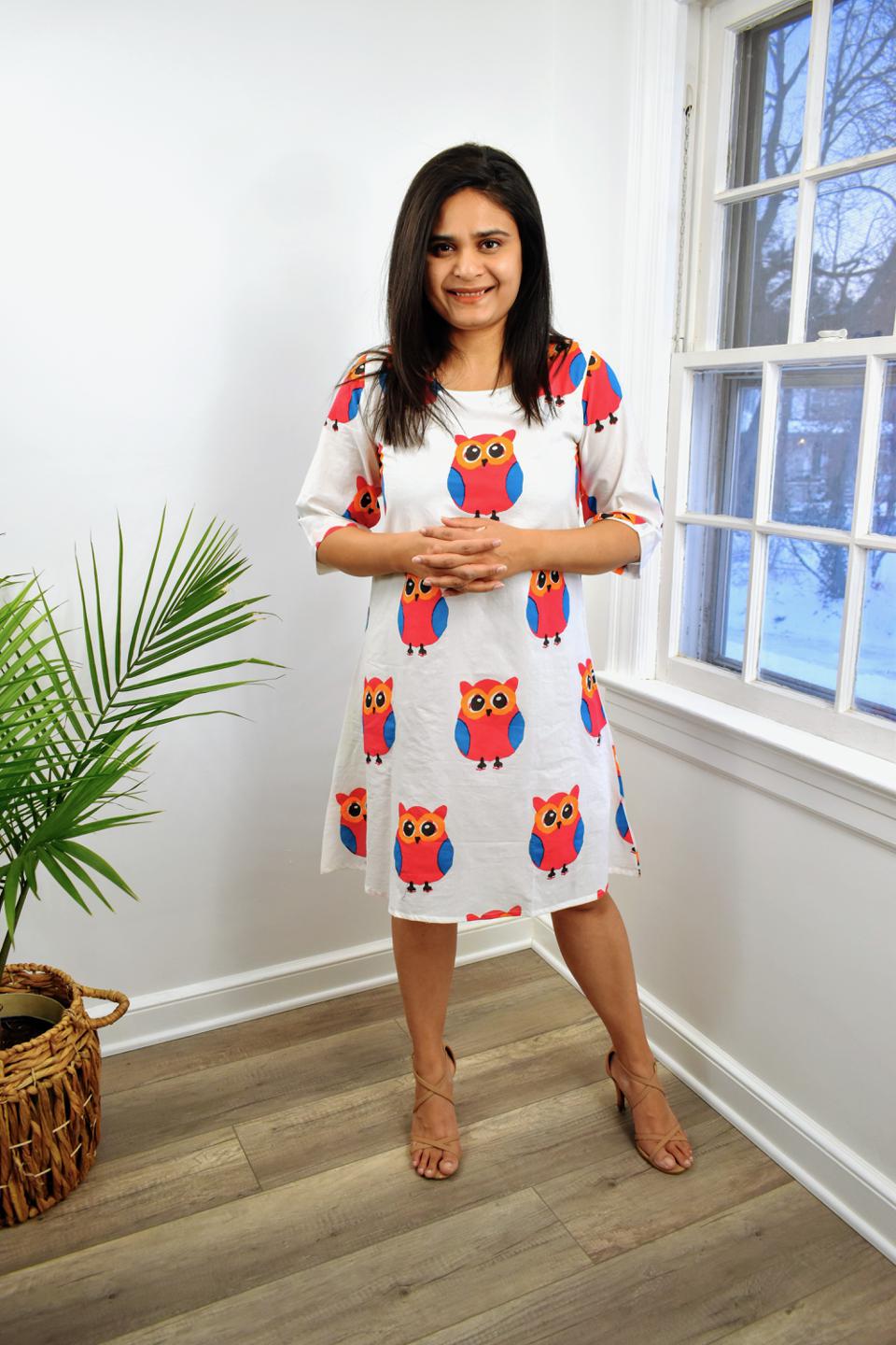 Victoria Owl Print Dress