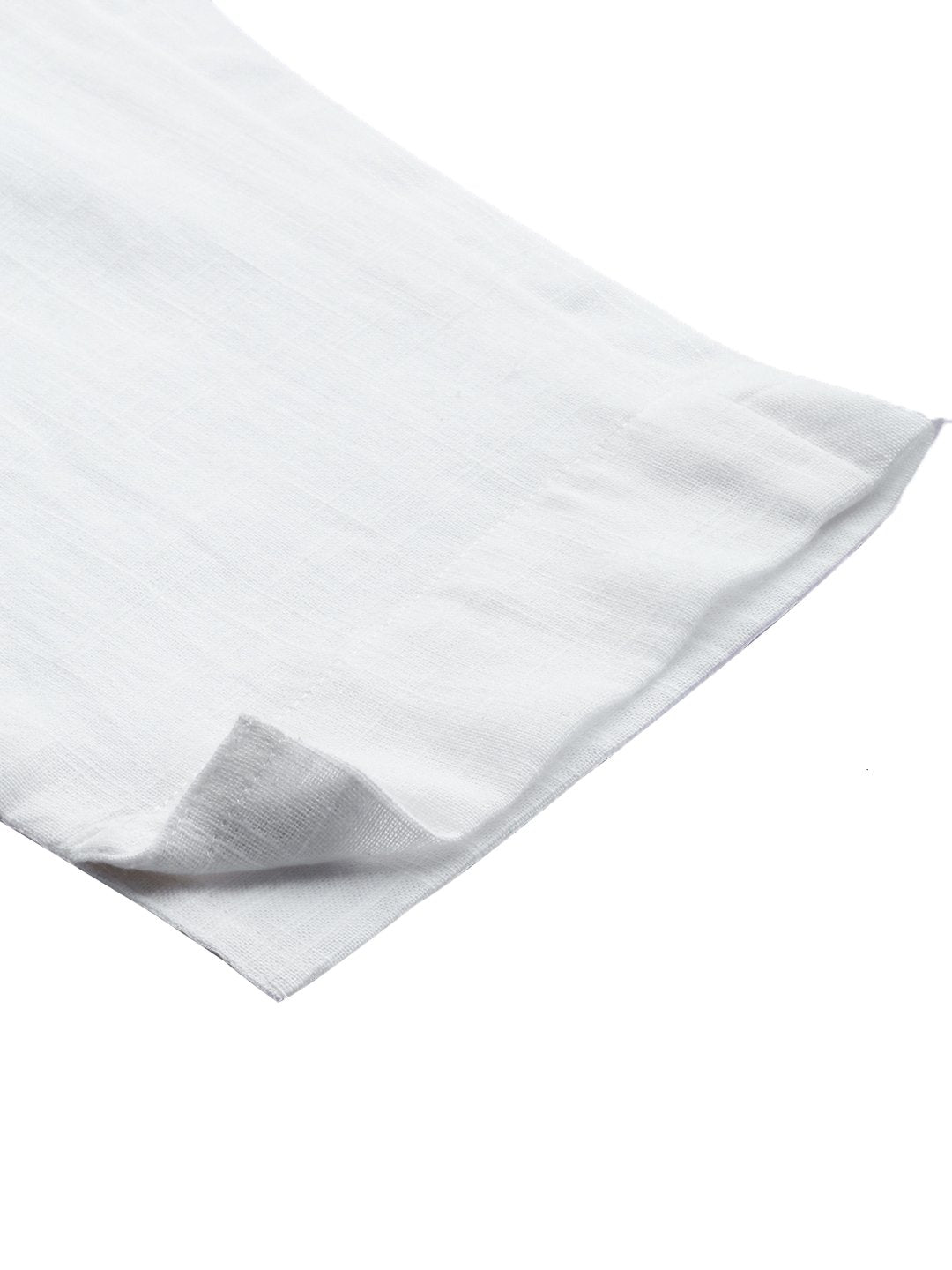 white-casual-trouser-10005015WH, Women Indian Ethnic Clothing, Cotton Pant