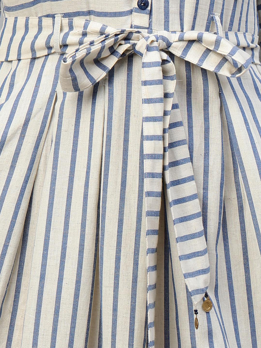 woven-striped-a-line-maxi-dress-with-a-fabric-belt-10304018BG, Women Clothing, Cotton Dress