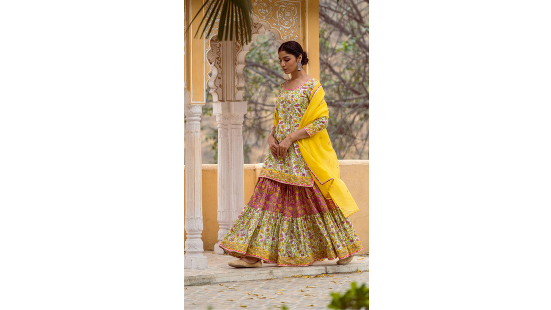 Indian Wedding Haldi Look Ideas - Shop Online in the USA