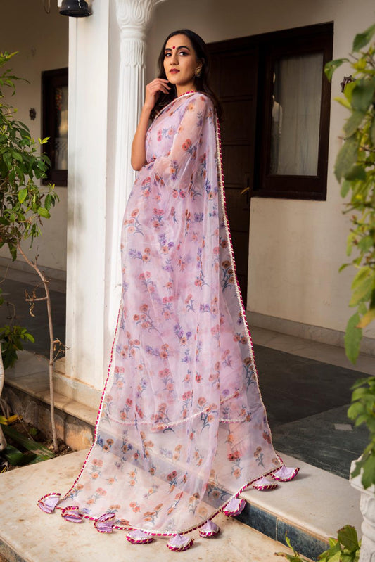 aster-lavender-organza-printed-saree-11422001PR, Women Indian Ethnic Clothing, Organza Saree