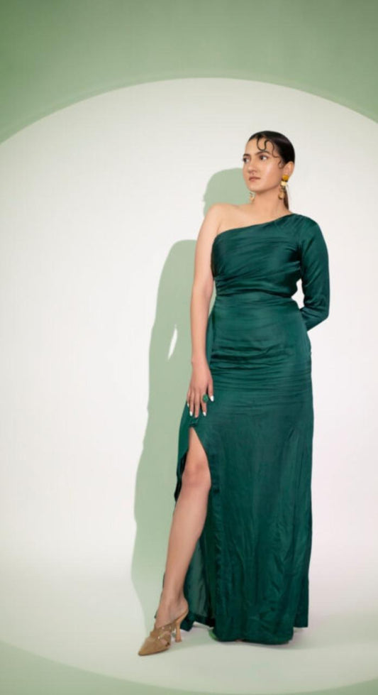 beryl-gown-11604029GR, Women Clothing, Satin Dress