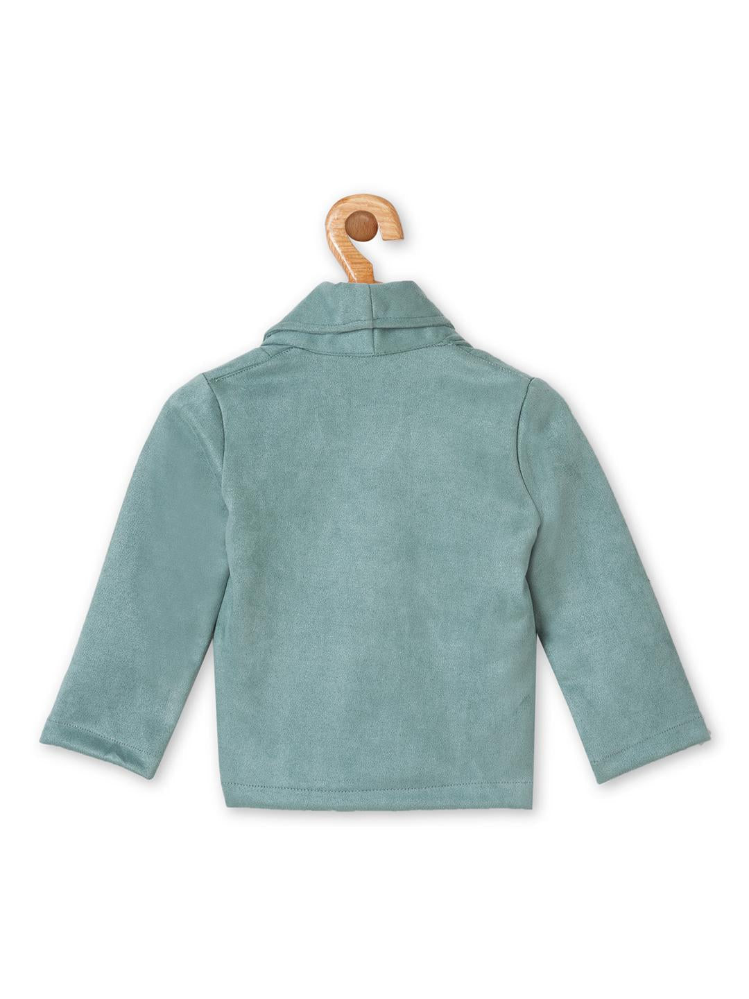 cadet-blue-suede-jacket-10510090BL, Kids Clothing, Polyester Girl Dress