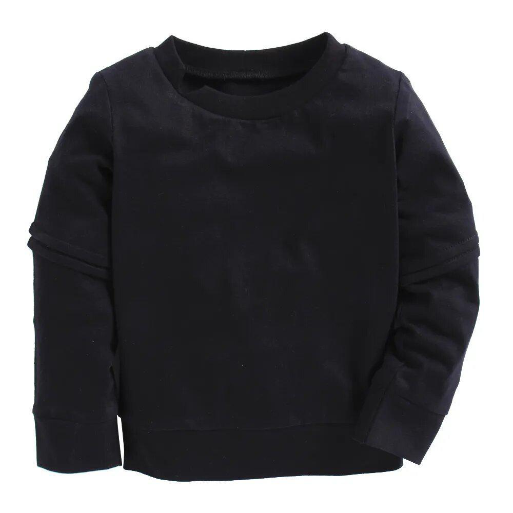 full-sleeve-top-with-pant-black-10514026CM, Kids Clothing, Corduroy Girl Pant Set